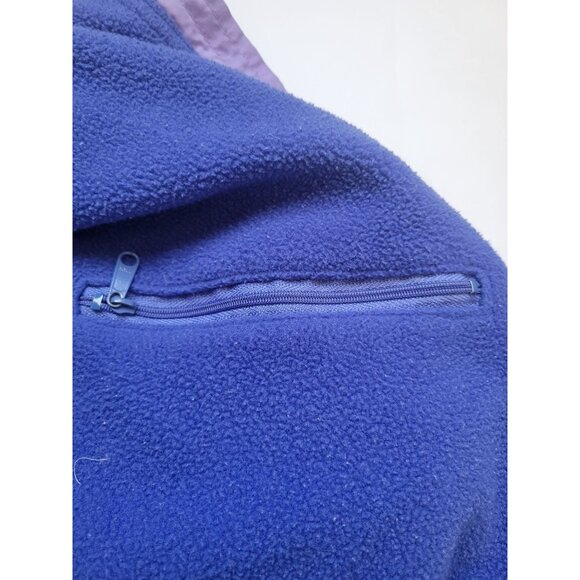L.L. Bean Vintage Purple Fleece Full Zipper Jacket Size L Outer Wear Camping - Picture 11 of 11